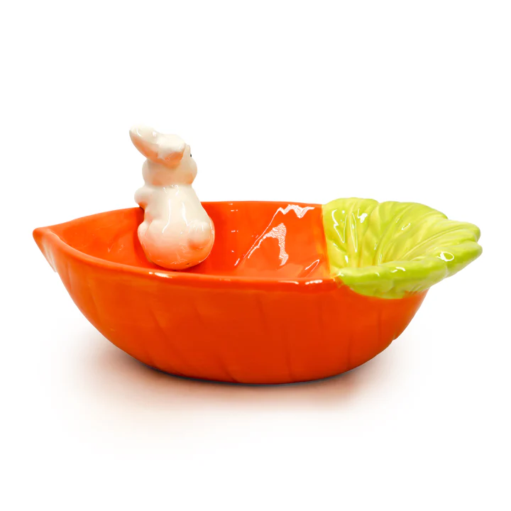 FUENTE CONEJO DE PASCUA CERAMICA 22CM LARGO ¡OFERTA DE PASCUA! - Imagen 3