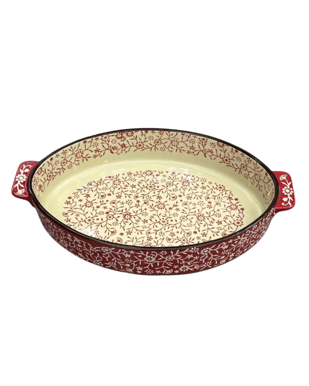 BANDEJA OVALADA CERAMICA 30 CM