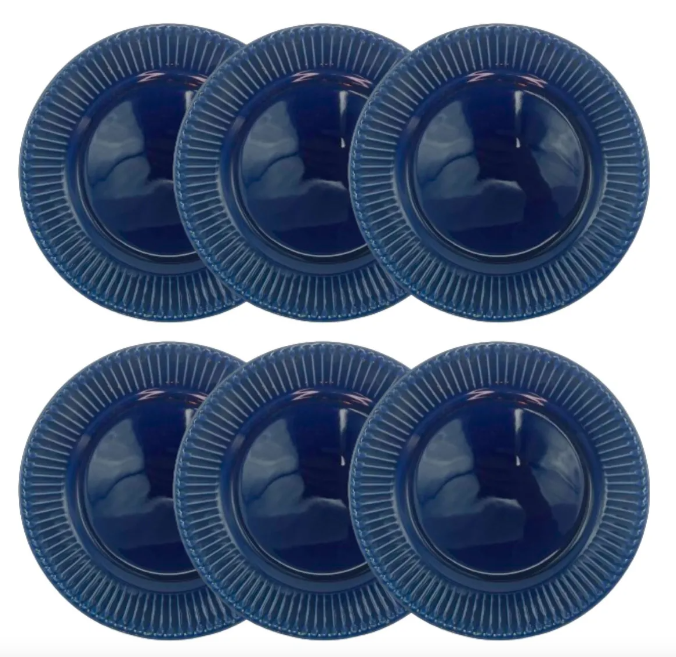 PLATO LLANO DE FONDO AZUL 27CM ¡OFERTA CYBER! - Imagen 2