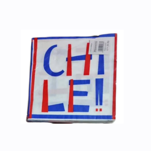 PACK 20 SERVILLETAS DE PAPEL BANDERA DE CHILE ¡OFERTA FIESTAS PATRIAS!
