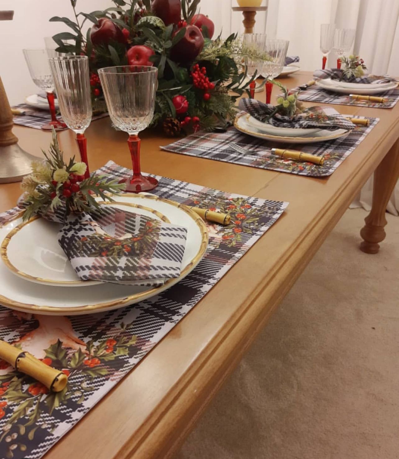 INDIVIDUAL DE MESA RENO NAVIDAD 37X50CM - Imagen 2