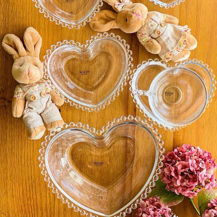 BOWL ENSALADERA DE VIDRIO CORAZÓN 27CM ¡OFERTA CYBER! - Imagen 3