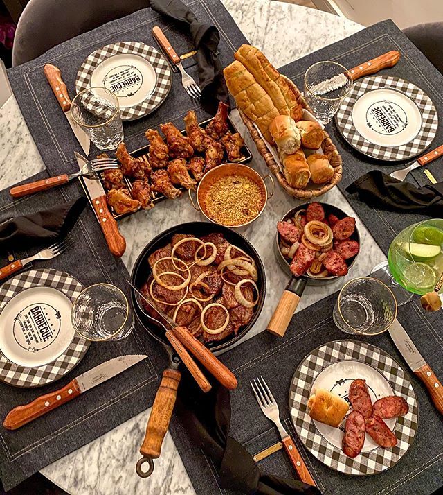 SET VAJILLA BARBECUE 12 PIEZAS - Imagen 5