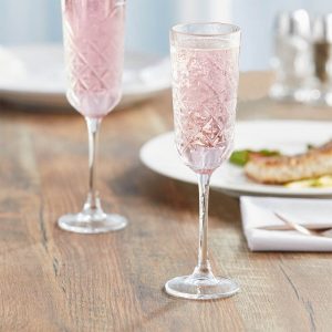 SET 4 COPAS TALLADAS CHAMPAGNE 175ML