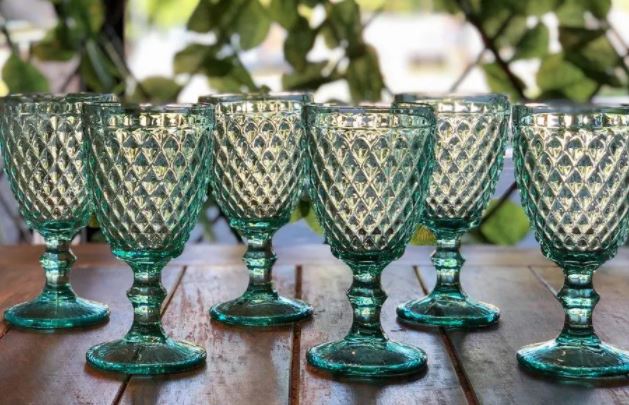 SET 6 COPAS DE COLORES CELESTE 310CC - Imagen 4