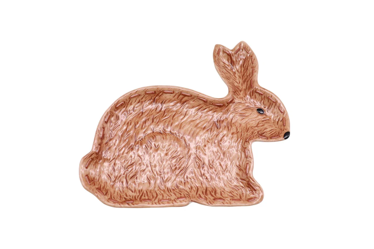 PLATO DE CONEJO DE PASCUA 25CM
