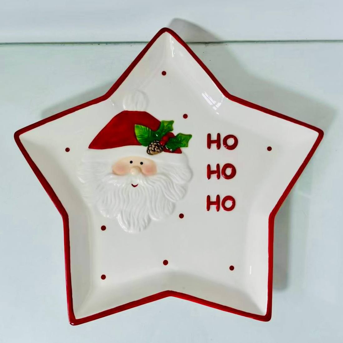 PLATO DE NAVIDAD PARA DULCES/ GALLETAS 27CM - Imagen 2