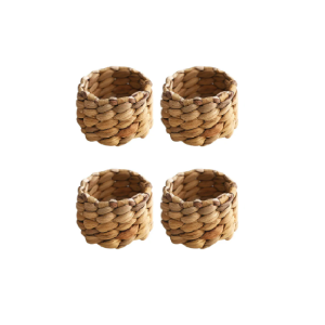 SET 4 ANILLOS SERVILLETA RÚSTICO ¡OFERTA CYBER!
