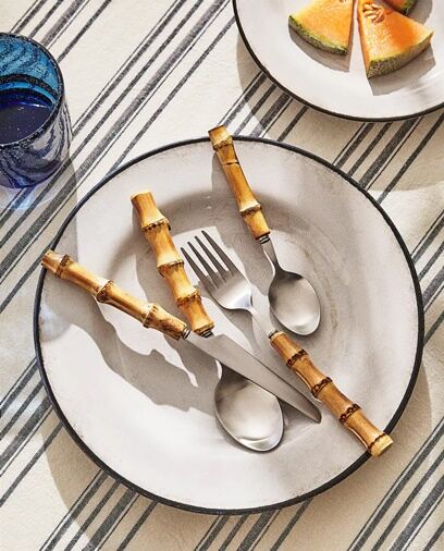 SET CUCHILLERÍA BAMBÚ NATURAL 24 PIEZAS (6 PERSONAS) ¡OFERTA CYBER! - Imagen 8