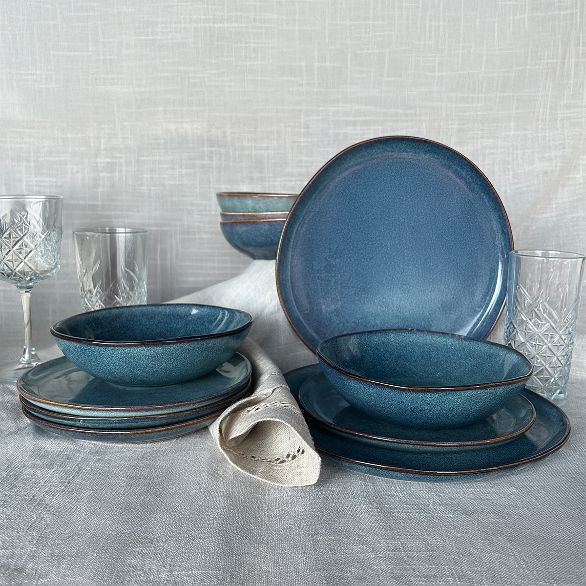SET VAJILLA 18 PIEZAS OCEANO ¡OFERTA CYBER! - Imagen 5