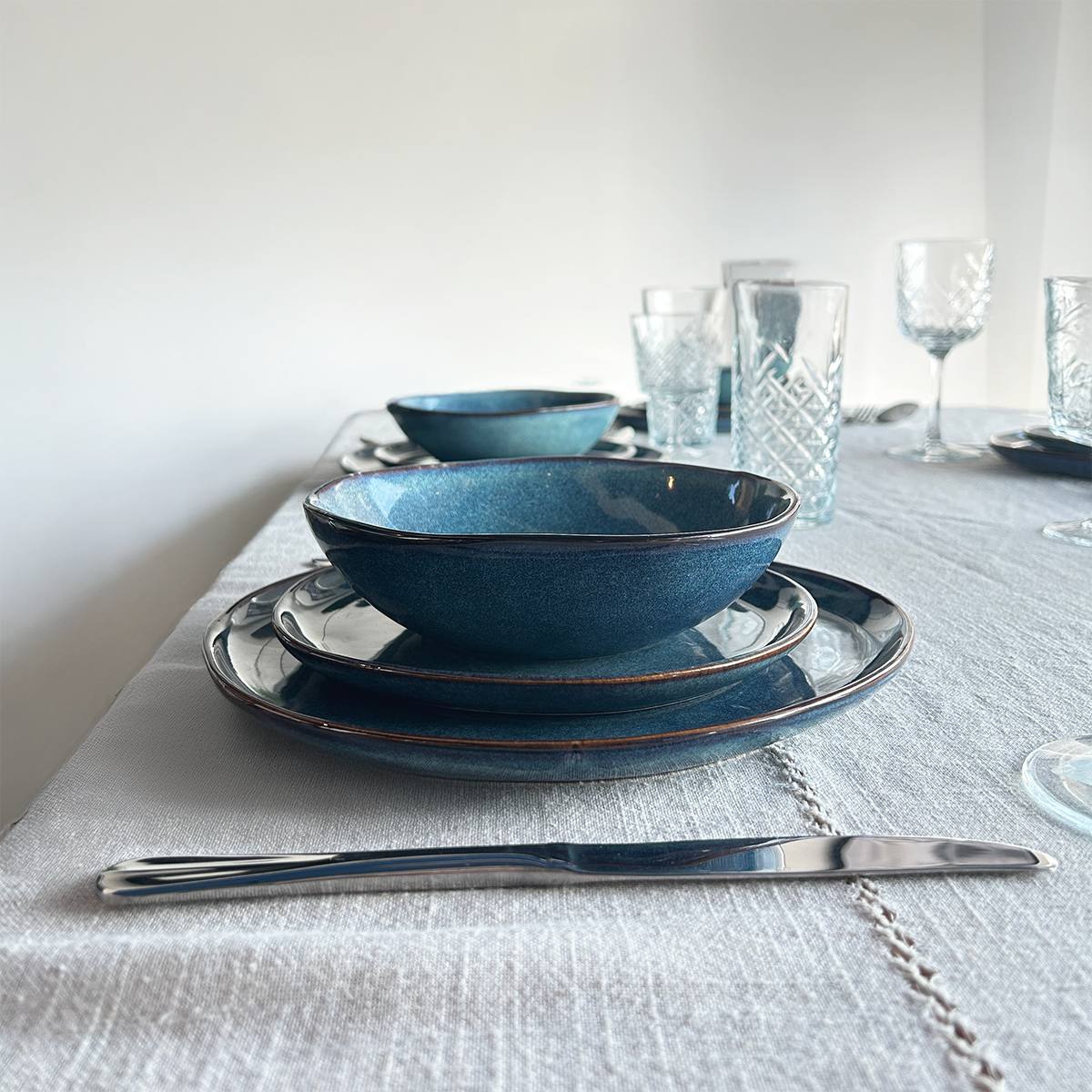 SET VAJILLA 18 PIEZAS OCEANO ¡OFERTA CYBER! - Imagen 3