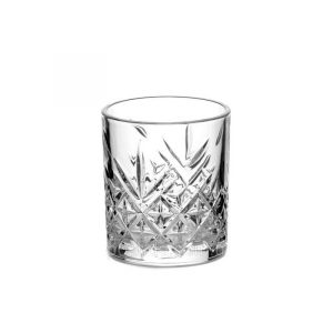 SET CON 4 VASOS VIDRIO SHOT TALLADO 60CC