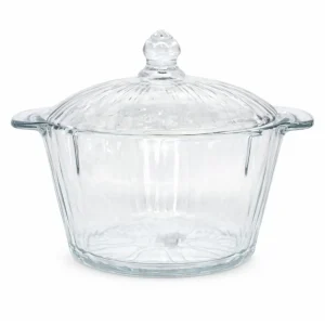 FUENTE DE VIDRIO CON TAPA 1.8L