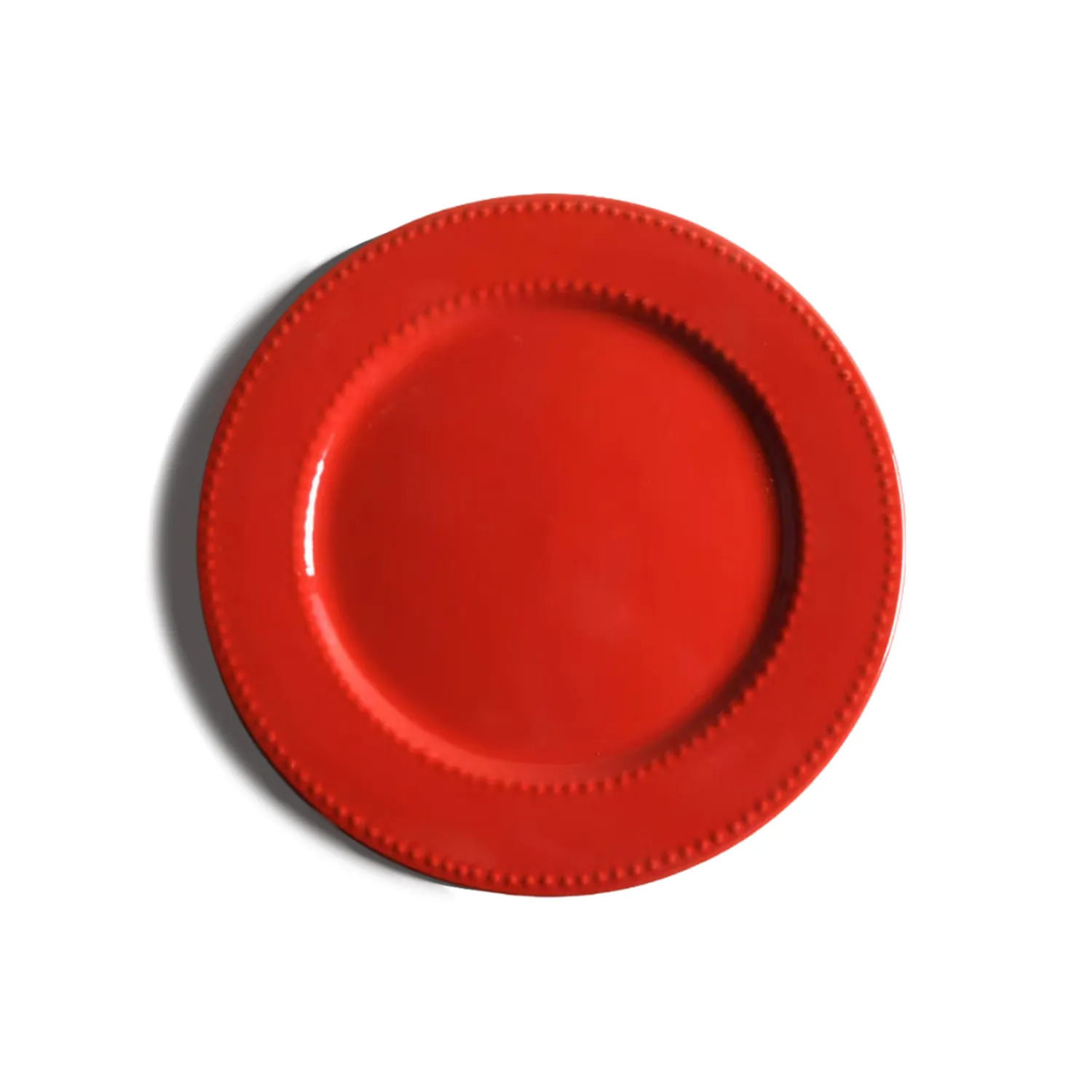 PLATO ROJO PLANO 27CM ¡OFERTA CYBER! - Imagen 3