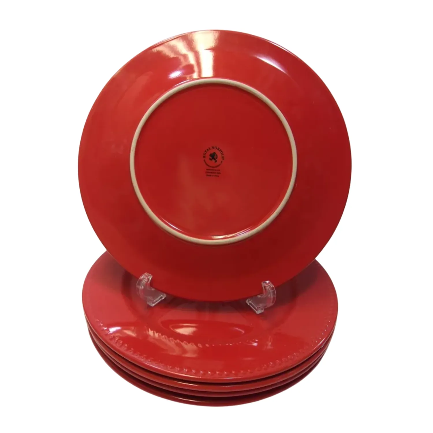 PLATO ROJO PLANO 27CM ¡OFERTA CYBER! - Imagen 4