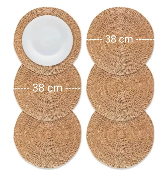 SET 6 INDIVIDUALES RÚSTICOS 35 CM ¡OFERTA CYBER! - Imagen 3