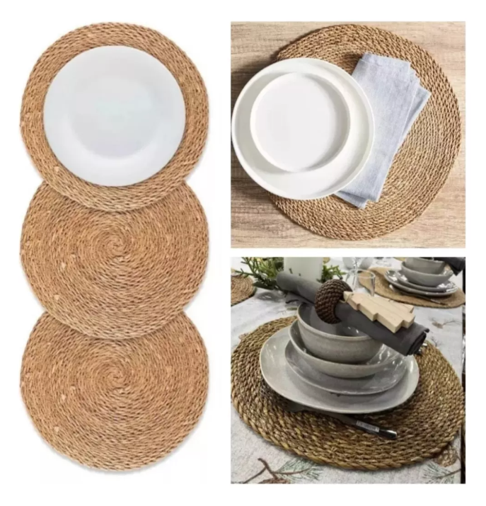 SET 6 INDIVIDUALES RÚSTICOS 35 CM ¡OFERTA CYBER! - Imagen 2