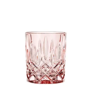 SET 6 VASOS TALLADOS NOBLESSE ROSADO