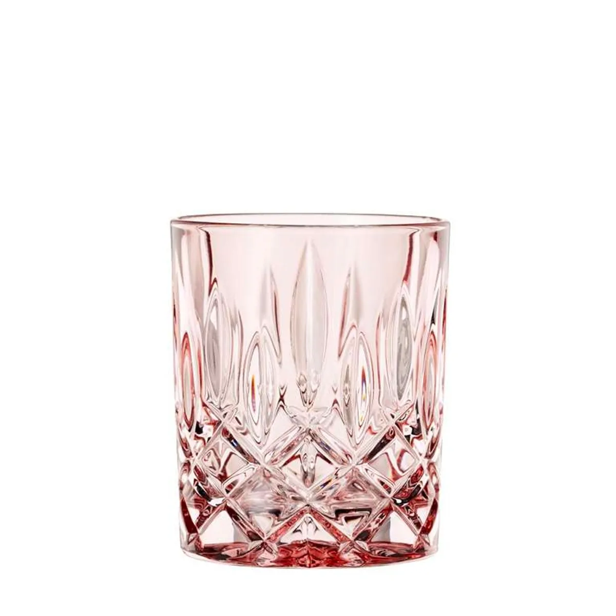SET 6 VASOS TALLADOS NOBLESSE ROSADO